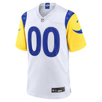 Los Angeles Rams Football Jersey, White Game Sportswear Jersey Shirt, Lightweight Breathable Athletic Jersey, Casual Gift for Men
