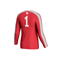Houston Cougars Volleyball Jersey, Red Fashion Lightweight Sportswear Jersey Shirt, Lightweight Breathable Athletic Jersey, Casual Gift for Men