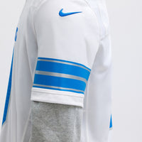 Jahmyr Gibbs Detroit Lions Football Jersey, White Limited Sportswear Jersey Shirt, Lightweight Breathable Athletic Jersey, Casual Gift for Men