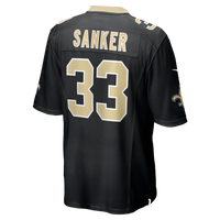 Jonas Sanker New Orleans Saints Football Jersey, Black Game Sportswear Jersey Shirt, Lightweight Breathable Athletic Jersey, Casual Gift for Men