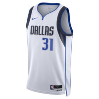 Klay Thompson Dallas Mavericks Basketball Jersey, White Swingman Sportswear Jersey Shirt, Sleeveless Athletic Tank Jersey, Casual Gift for Men