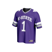 Kansas State Wildcats Lightweight Football Jersey, Purple Sportswear Jersey Shirt, Lightweight Breathable Athletic Jersey, Casual Gift for Men