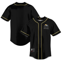 Kennebec Valley Community College Baseball Jersey, Black Sportswear Jersey Shirt, Lightweight Breathable Athletic Jersey, Casual Gift for Men