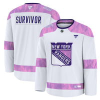 New York Rangers Hockey Jersey, White Sportswear Jersey Shirt, Long Sleeve Hockey Sweater Jersey, Casual Gift for Men, Style 203564959