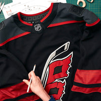 Carolina Hurricanes Hockey Jersey, Black Sportswear Jersey Shirt, Long Sleeve Hockey Sweater Jersey, Casual Gift for Men, Style 202056747