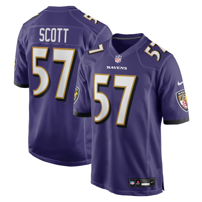 Bart Scott Baltimore Ravens Football Jersey, Purple Game Sportswear Jersey Shirt, Lightweight Breathable Athletic Jersey, Casual Gift for Men