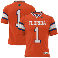 Florida Gators Football Jersey, Orange Sportswear Jersey Shirt, Lightweight Breathable Athletic Jersey, Casual Gift for Men, Style 200425279