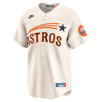 Houston Astros Baseball Jersey, Cream Limited Sportswear Jersey Shirt, Lightweight Breathable Athletic Jersey, Casual Gift for Men