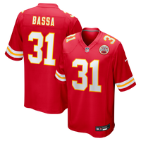 Jeffrey Bassa Kansas City Chiefs Football Jersey, Red Game Sportswear Jersey Shirt, Lightweight Breathable Athletic Jersey, Casual Gift for Men