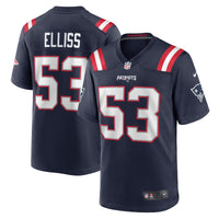 Christian Elliss New England Patriots Football Jersey, Navy Sportswear Jersey Shirt, Lightweight Breathable Athletic Jersey, Casual Gift for Men