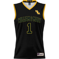 William & Mary Tribe Basketball Jersey, Black Lightweight Sportswear Jersey Shirt, Sleeveless Athletic Tank Jersey, Casual Gift for Men