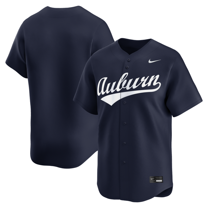 Auburn Tigers Baseball Jersey, Navy Limited Alternate Sportswear Jersey Shirt, Lightweight Breathable Athletic Jersey, Casual Gift for Men