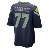 Bryce Cabeldue Seattle Seahawks Football Jersey, Navy Game Sportswear Jersey Shirt, Lightweight Breathable Athletic Jersey, Casual Gift for Men