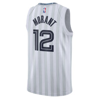 Ja Morant Memphis Grizzlies Basketball Jersey, Gray Swingman Sportswear Jersey Shirt, Sleeveless Athletic Tank Jersey, Casual Gift for Men