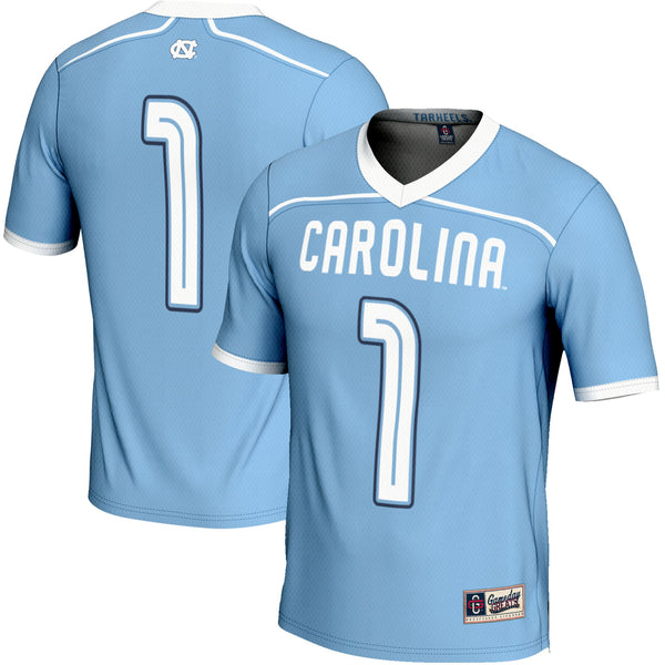 #1 North Carolina Tar Heels Lightweight Lacrosse Jersey - Carolina Blue