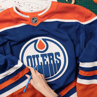 Edmonton Oilers Hockey Jersey, Royal Authentic Sportswear Jersey Shirt, Long Sleeve Hockey Sweater Jersey, Casual Gift for Men, Style 202056754