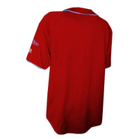 Philadelphia Phillies Baseball Jersey, Red Fashion Sportswear Jersey Shirt, Lightweight Breathable Athletic Jersey, Casual Gift for Men