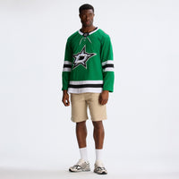 Dallas Stars Hockey Jersey, Green Premium Home Sportswear Jersey Shirt, Long Sleeve Hockey Sweater Jersey, Casual Gift for Men