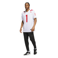 Nebraska Huskers Football Jersey, White Away Sportswear Jersey Shirt, Lightweight Breathable Athletic Jersey, Casual Gift for Men