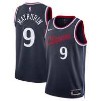 Bennedict Mathurin Los Angeles Clippers Basketball Jersey, Navy Sportswear Jersey Shirt, Sleeveless Athletic Tank Jersey, Casual Gift for Men