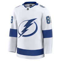Andrei Vasilevskiy Tampa Bay Lightning Hockey Jersey, White Sportswear Jersey Shirt, Long Sleeve Hockey Sweater Jersey, Casual Gift for Men