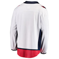 Washington Capitals Hockey Jersey, White Breakaway Away Sportswear Jersey Shirt, Long Sleeve Hockey Sweater Jersey, Casual Gift for Men