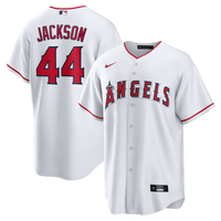 Reggie Jackson Los Angeles Angels Baseball Jersey, White Sportswear Jersey Shirt, Lightweight Breathable Athletic Jersey, Casual Gift for Men