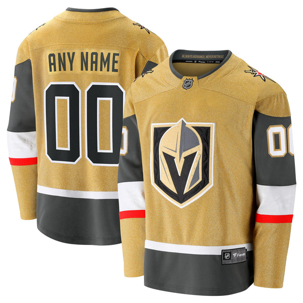 Vegas Golden Knights Home Breakaway Custom Jersey