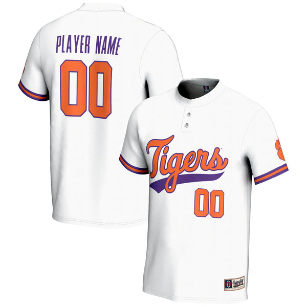 Clemson Tigers NIL Pick-A-Player Lightweight Softball Jersey - White
