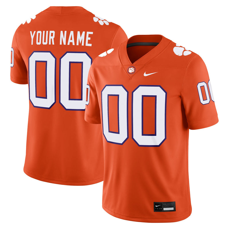 Clemson Tigers Football Jersey, Orange Sportswear Jersey Shirt, Lightweight Breathable Athletic Jersey, Casual Gift for Men, Style 202015207