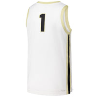 Purdue Boilermakers Basketball Jersey, White Replica Sportswear Jersey Shirt, Sleeveless Athletic Tank Jersey, Casual Gift for Men