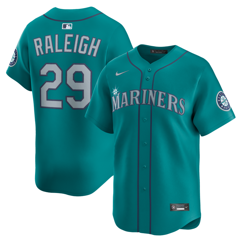 Cal Raleigh Seattle Mariners Baseball Jersey, Teal Limited Sportswear Jersey Shirt, Lightweight Breathable Athletic Jersey, Casual Gift for Men