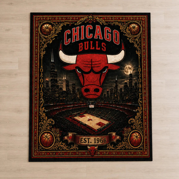 CHI Heritage Floor - Vintage Emblem, Skyline and Gilded Borders - main