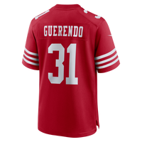 Isaac Guerendo San Francisco 49ers Football Jersey, Scarlet Sportswear Jersey Shirt, Lightweight Breathable Athletic Jersey, Casual Gift for Men