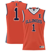 Illinois Fighting Illini Basketball Jersey, Sportswear Jersey Shirt, Sleeveless Athletic Tank Jersey, Casual Gift for Men, Style 200845026