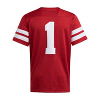 Nebraska Huskers Football Jersey, Scarlet Sportswear Jersey Shirt, Lightweight Breathable Athletic Jersey, Casual Gift for Men, Style 202538852