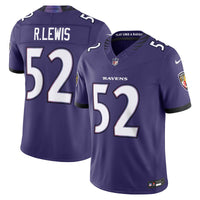 Ray Lewis Baltimore Ravens Football Jersey, Purple Limited Sportswear Jersey Shirt, Lightweight Breathable Athletic Jersey, Casual Gift for Men