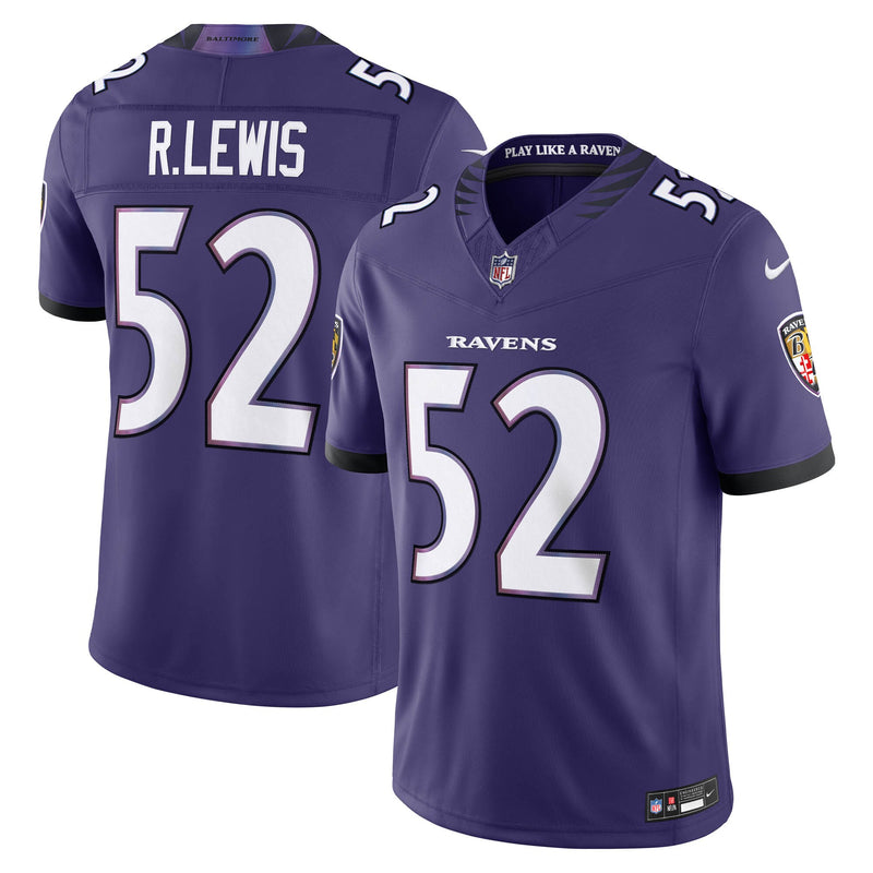 Ray Lewis Baltimore Ravens Football Jersey, Purple Limited Sportswear Jersey Shirt, Lightweight Breathable Athletic Jersey, Casual Gift for Men