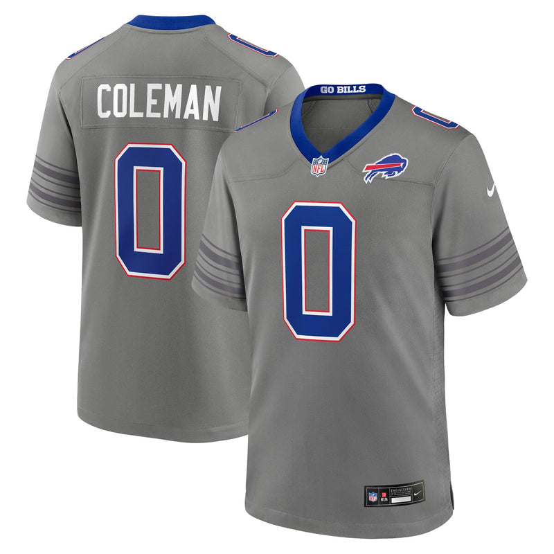 Keon Coleman Buffalo Bills Football Jersey, Gray Game Sportswear Jersey Shirt, Lightweight Breathable Athletic Jersey, Casual Gift for Men