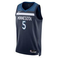 Anthony Edwards Minnesota Timberwolves Basketball Jersey, Navy Sportswear Jersey Shirt, Sleeveless Athletic Tank Jersey, Casual Gift for Men