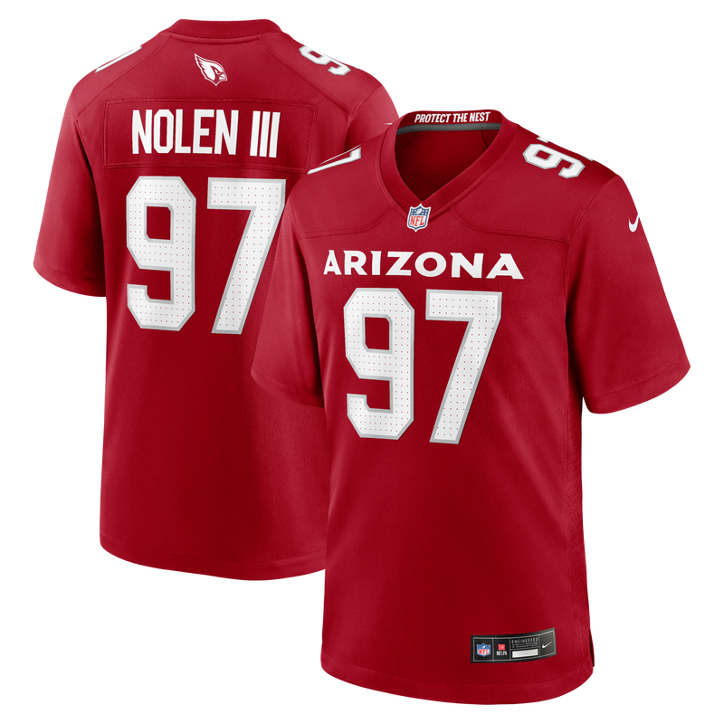 Walter Nolen Arizona Cardinals Football Jersey, Cardinal Sportswear Jersey Shirt, Lightweight Breathable Athletic Jersey, Casual Gift for Men
