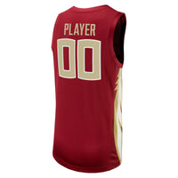 Florida State Seminoles Basketball Jersey, Garnet Replica Sportswear Jersey Shirt, Sleeveless Athletic Tank Jersey, Casual Gift for Men