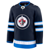 Winnipeg Jets Hockey Jersey, Navy Premium Home Sportswear Jersey Shirt, Long Sleeve Hockey Sweater Jersey, Casual Gift for Men, Style 202015748