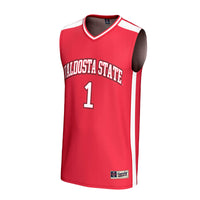 Valdosta State Blazers Basketball Jersey, Red Fashion Lightweight Sportswear Jersey Shirt, Sleeveless Athletic Tank Jersey, Casual Gift for Men