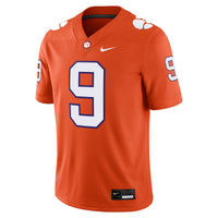Clemson Tigers Player Football Jersey, Orange Game Sportswear Jersey Shirt, Lightweight Breathable Athletic Jersey, Casual Gift for Men
