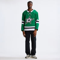 Dallas Stars Hockey Jersey, Kelly Green Sportswear Jersey Shirt, Long Sleeve Hockey Sweater Jersey, Casual Gift for Men, Style 201898001