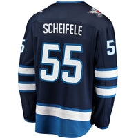 Mark Scheifele Winnipeg Jets Hockey Jersey, Navy Replica Sportswear Jersey Shirt, Long Sleeve Hockey Sweater Jersey, Casual Gift for Men