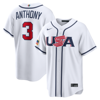 USA Roman Anthony White 2026 World Classic Home Baseball Jersey, Sportswear Jersey Shirt, Lightweight Athletic Jersey, Casual Gift for Men