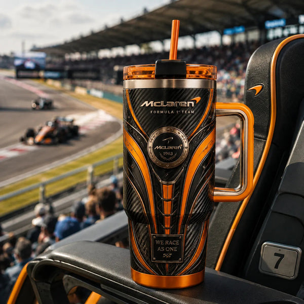 MC Papaya Signature - Carbon Weave Racing Tumbler - main