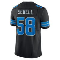 Penei Sewell Detroit Lions Football Jersey, Black Limited Sportswear Jersey Shirt, Lightweight Breathable Athletic Jersey, Casual Gift for Men